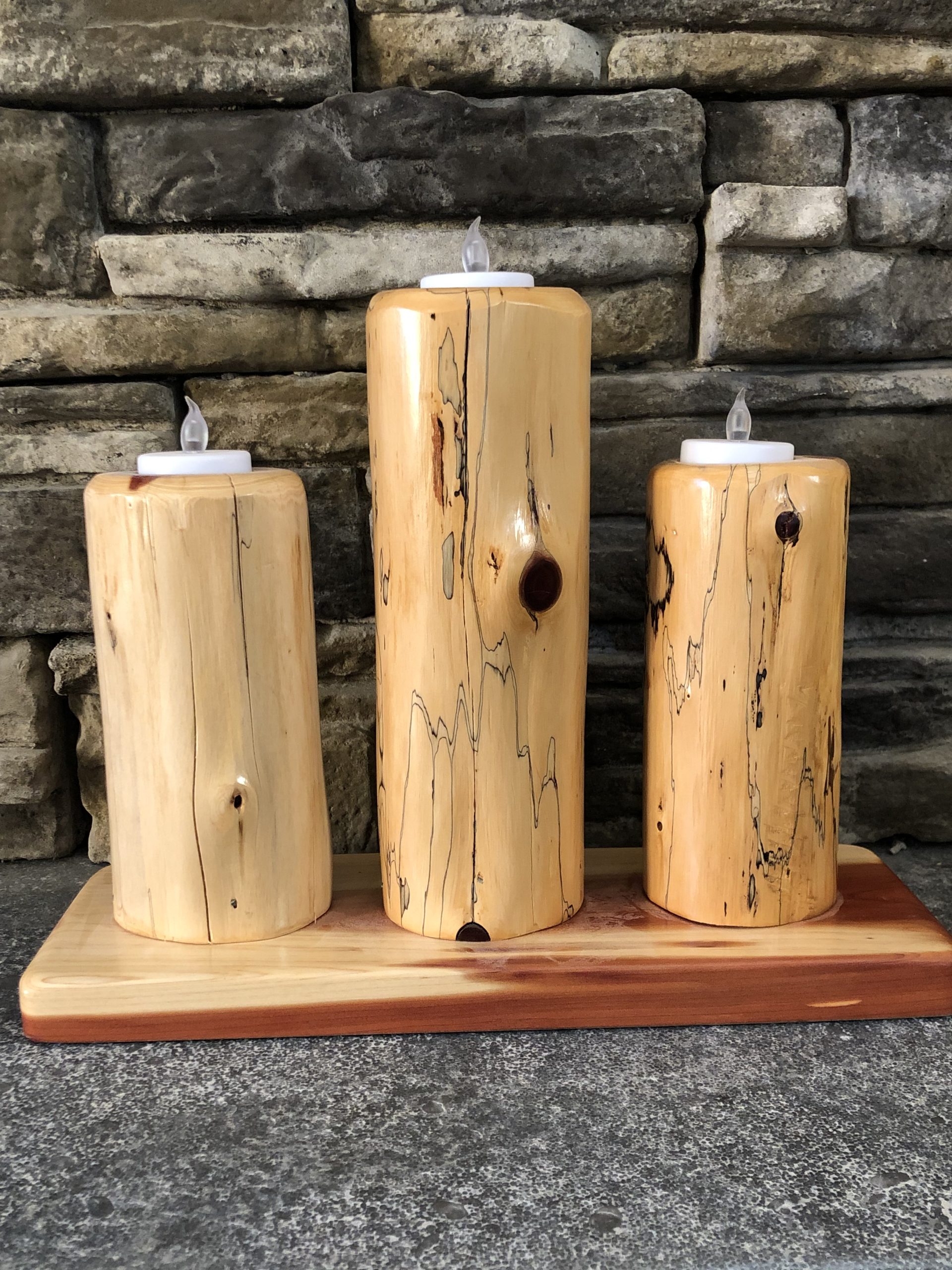 3-Tier Wooden Tea Light Holder – Sweet Acres Creamery