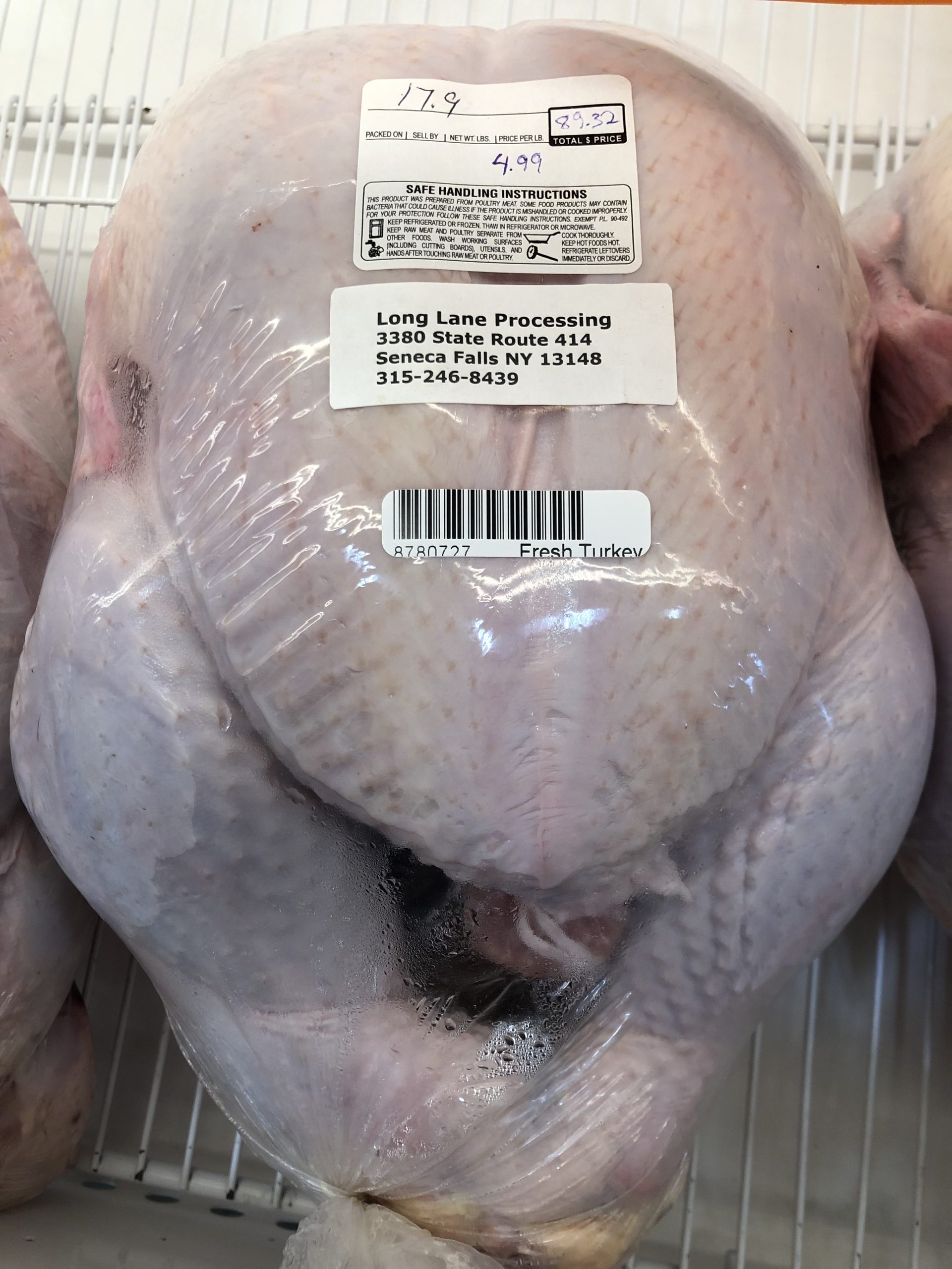 Fresh Whole Turkeys - JH Grass Fed