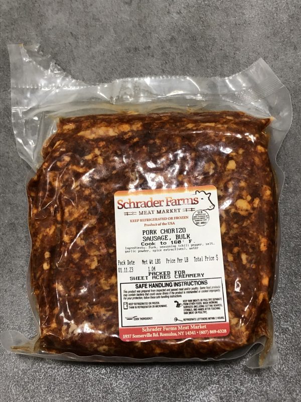 Pasture Raised Chorizo Pork Sausage Bulk – Sweet Acres Creamery